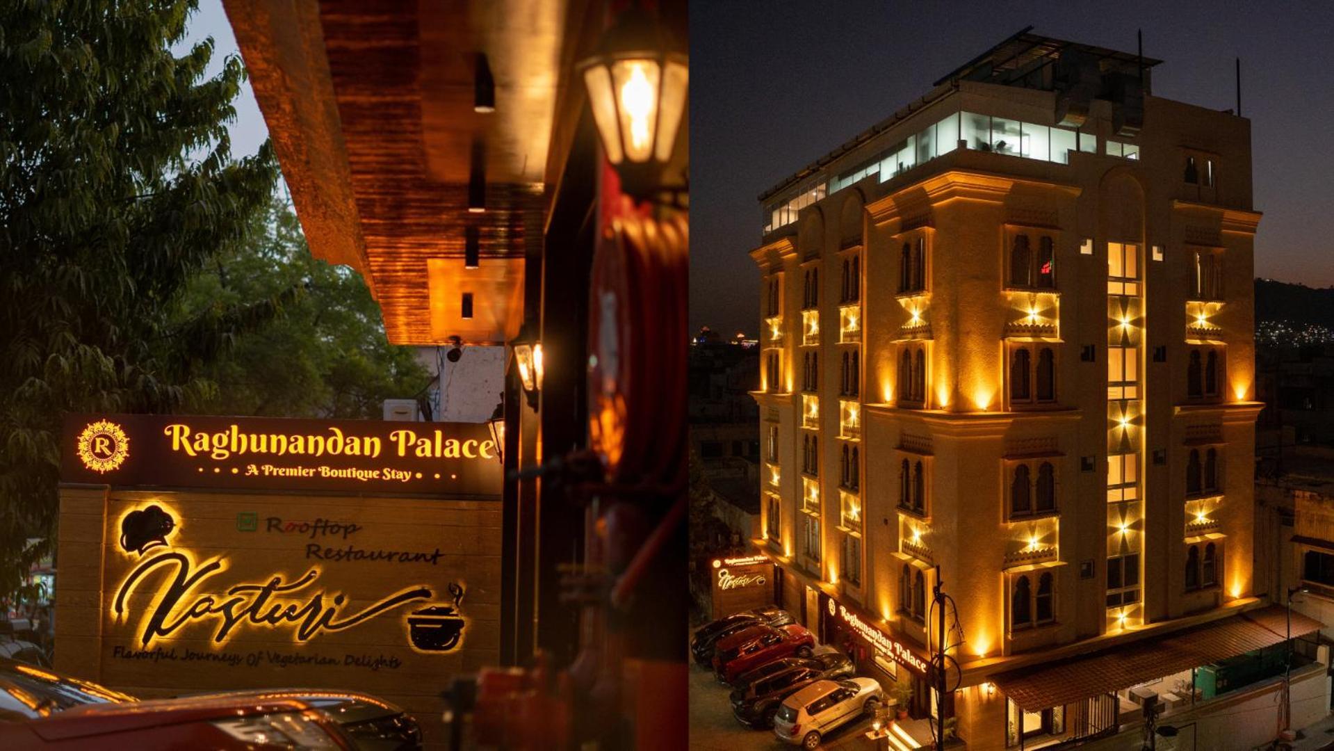 Raghunandan Palace - A Premier Boutique Stay, City Center & 500 Meters From City Railway Station Udaipur Ngoại thất bức ảnh